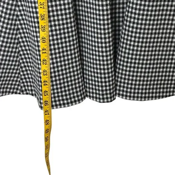 NWTs Calvin Klein Houndstooth Tulip Sleeve Mermaid Skirt Workwear Dress (8) - Picture 9 of 16